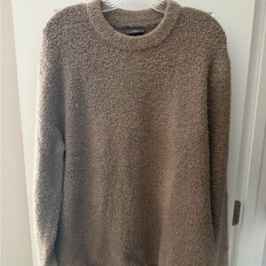 H&M Textured Brown Sweater